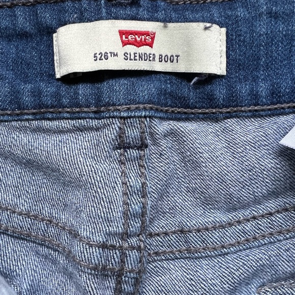 Levi’s 526 Jeans Women’s Slender Boot Blue Flap Pockets, Red Tag R, Size 4 - Picture 6 of 12